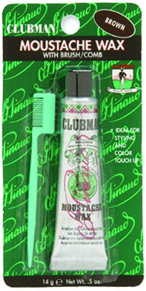 CMAN MOUSTACHE WAX [BROWN]