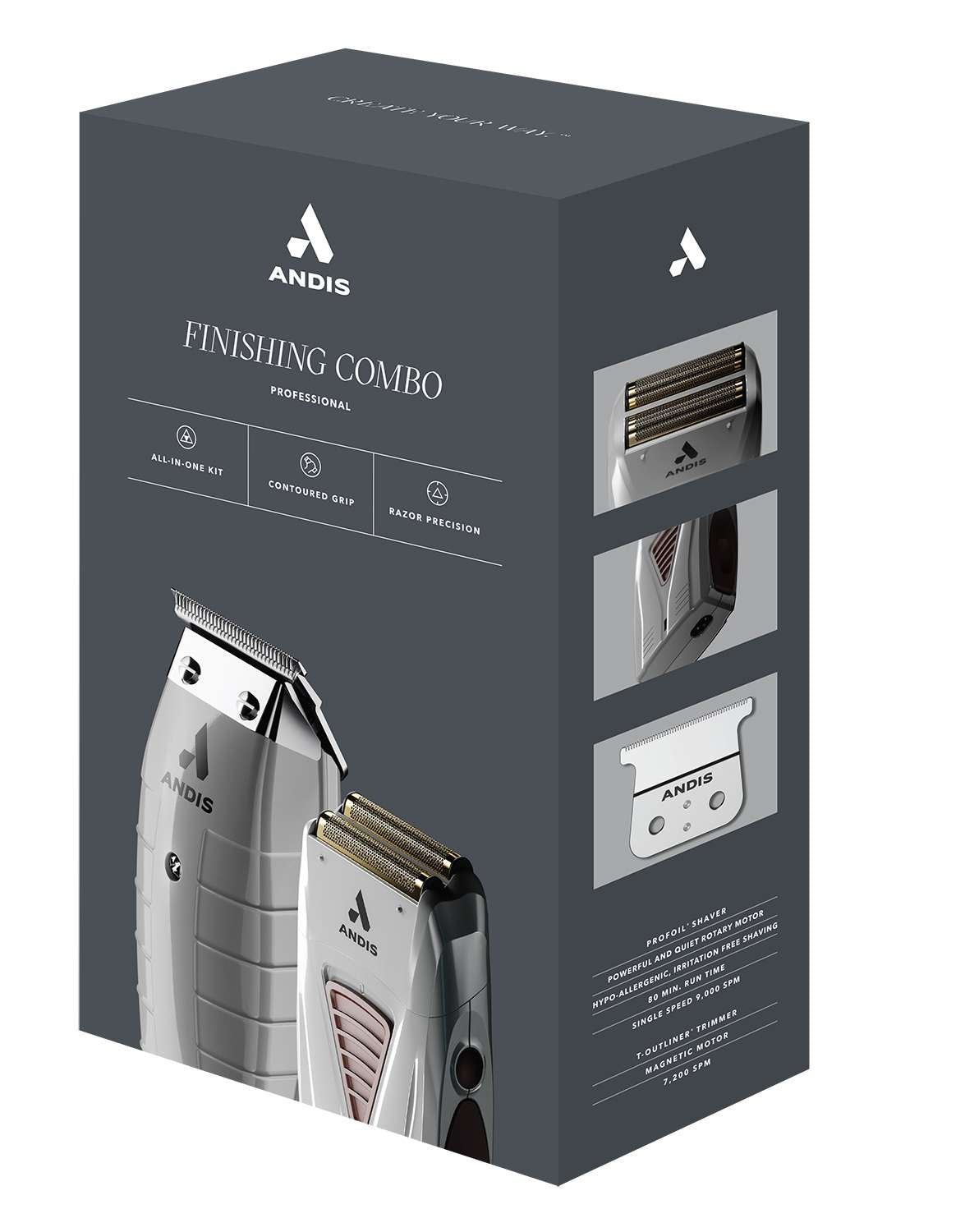 ANDIS FINISHING COMBO NEW PACKAGE