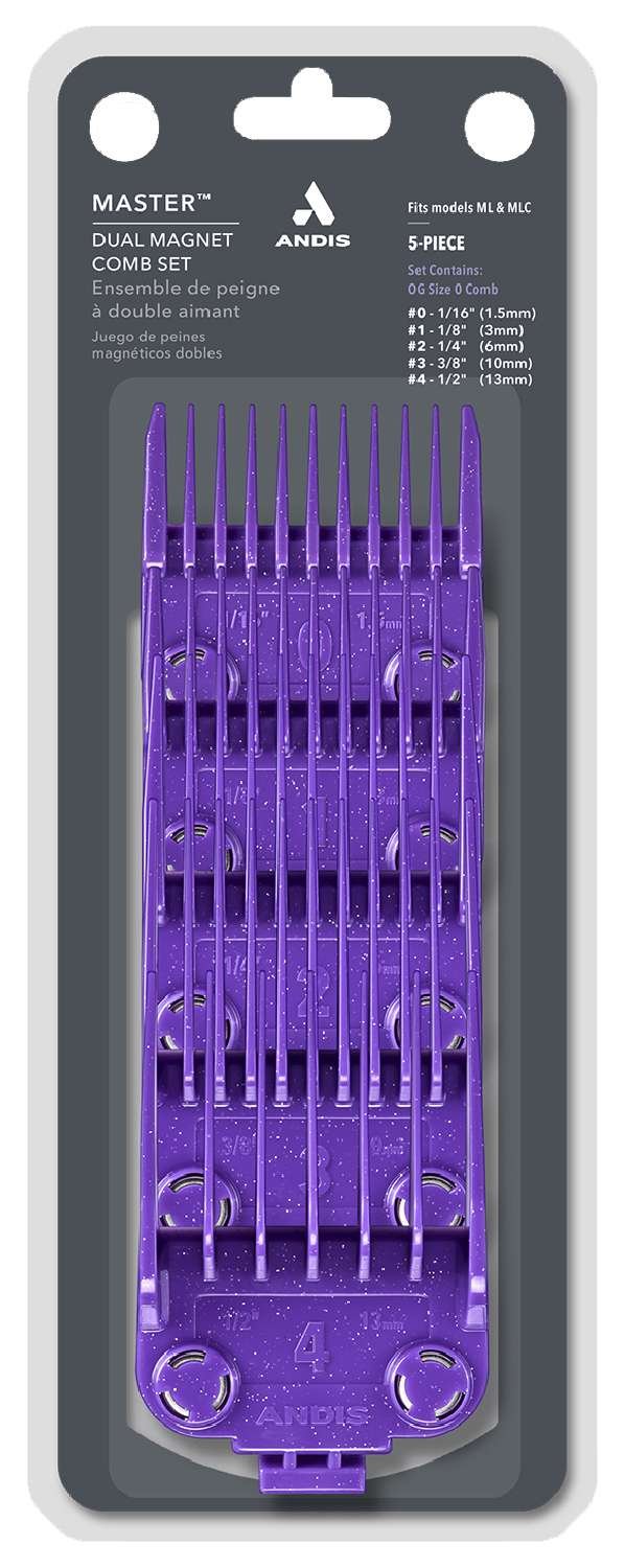 ANDIS ATTCH COMB NANO 2 MAG SM NEW PACK 5 PCS