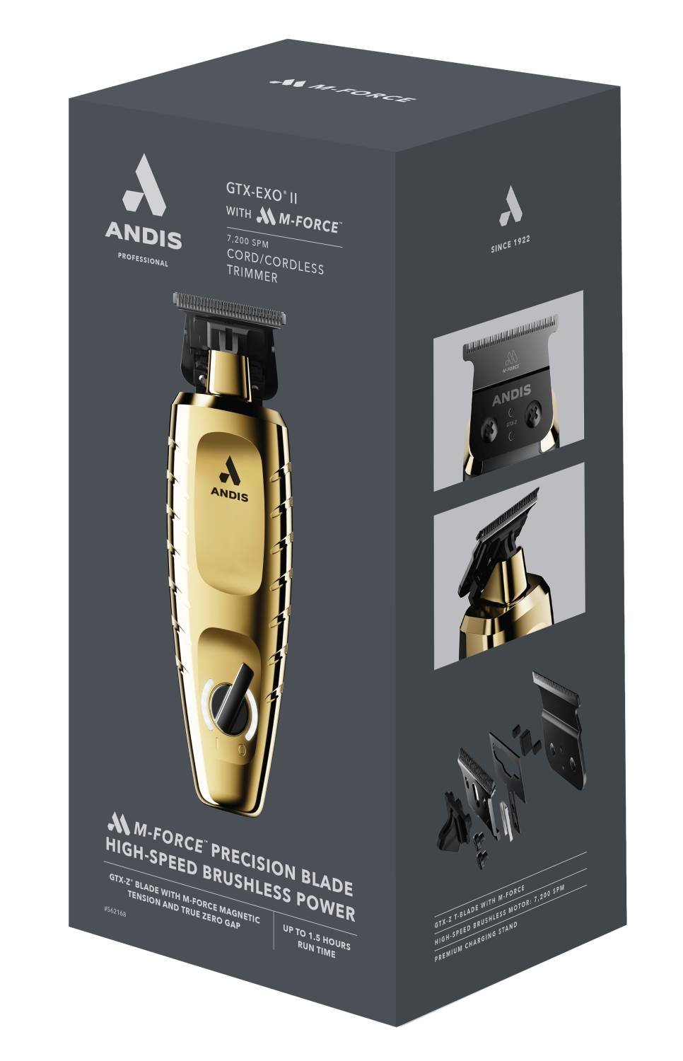 ANDIS TRIMMER T-OUT GTX-EXO II GOLD