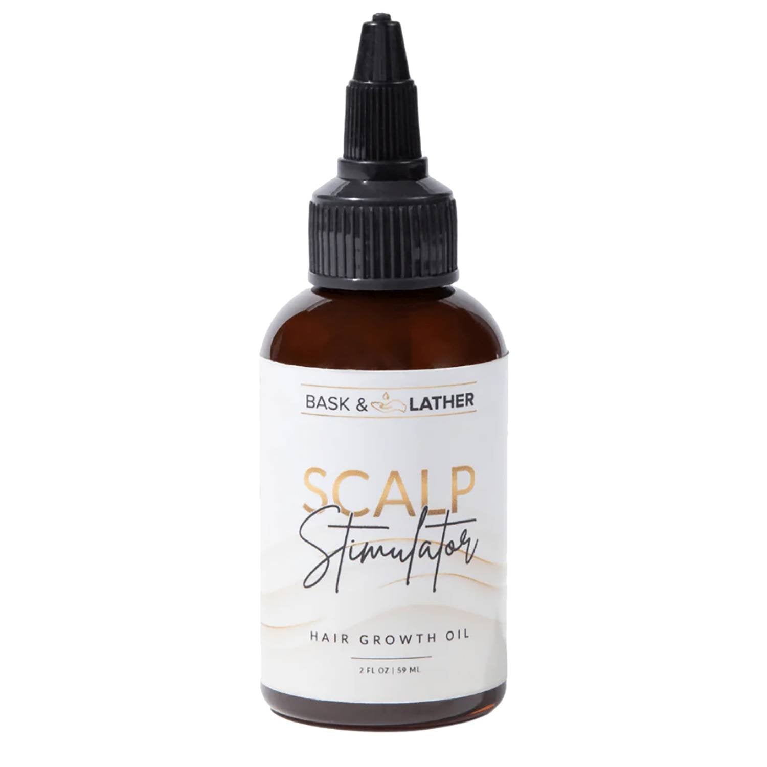 BASK&LATHER SCALP STIMULATOR GROWTH OIL 2 OZ