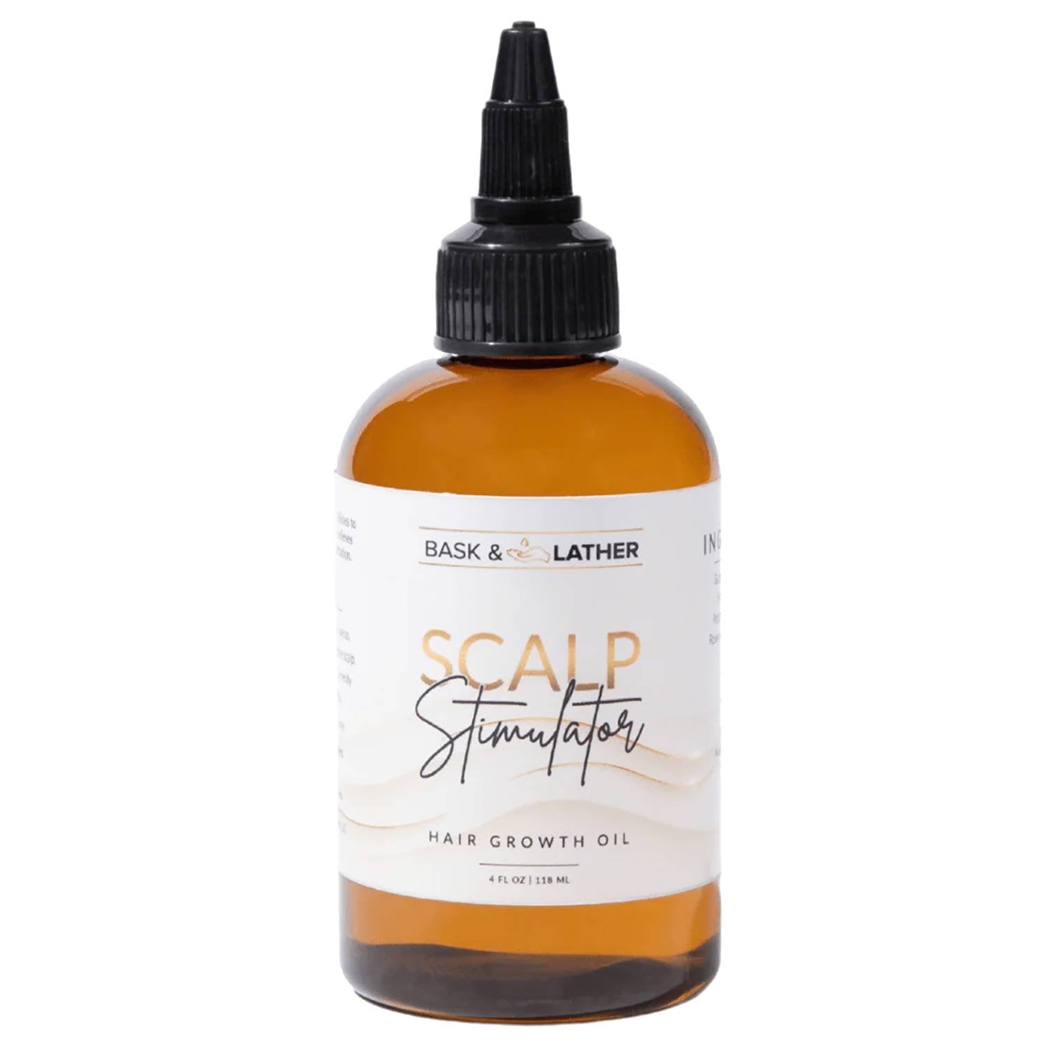 BASK&LATHER SCALP STIMULATOR GROWTH OIL 4 OZ