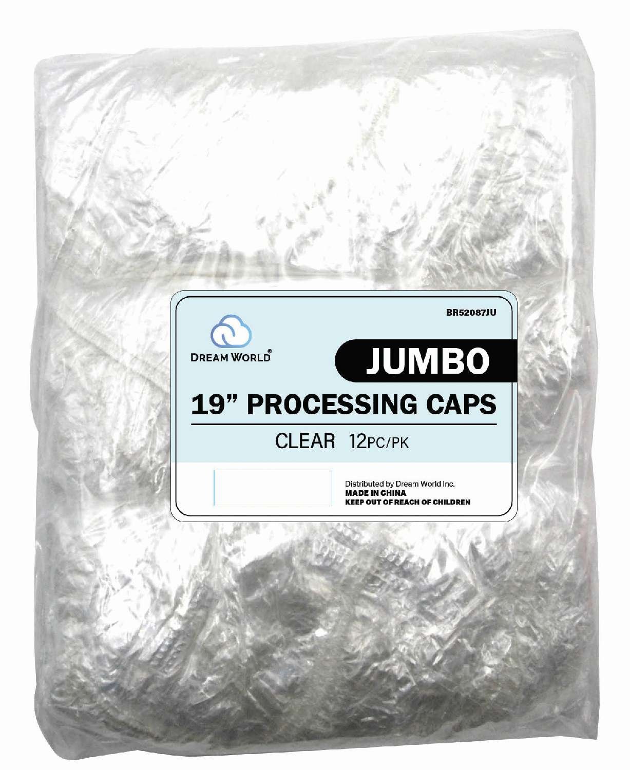 DREAM CAP PROCESSING JUMBO 12/PK CLEAR