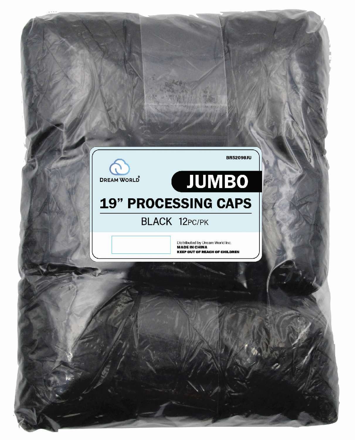 DREAM CAP PROCESSING JUMBO 12/PK BLACK