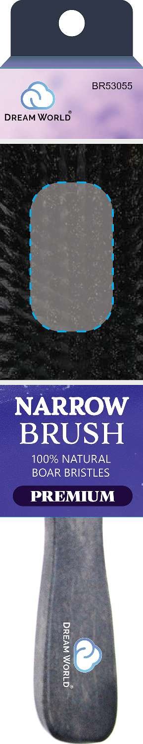 DREAM BRUSH PREMIUM BOAR BRISTLE NARROW