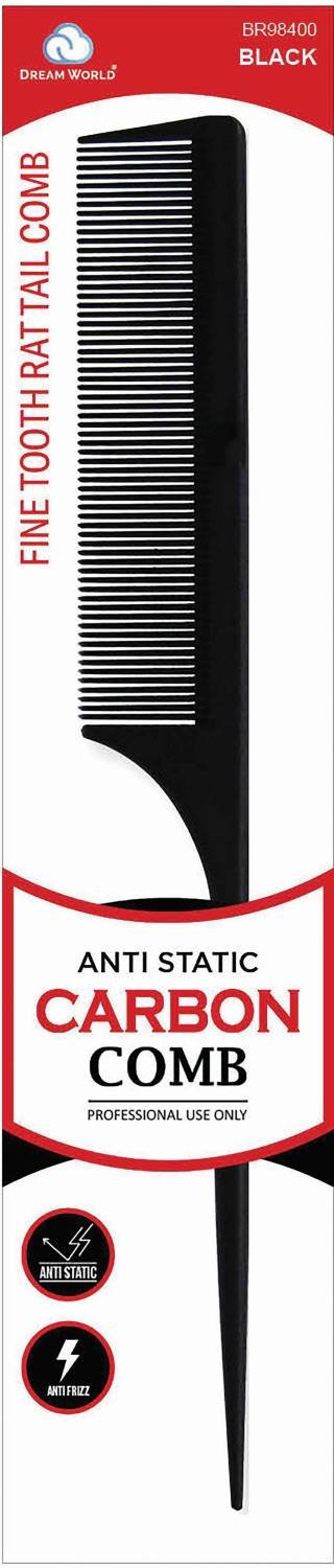 DREAM COMB CARBON RAT TAIL FINE TOOTH