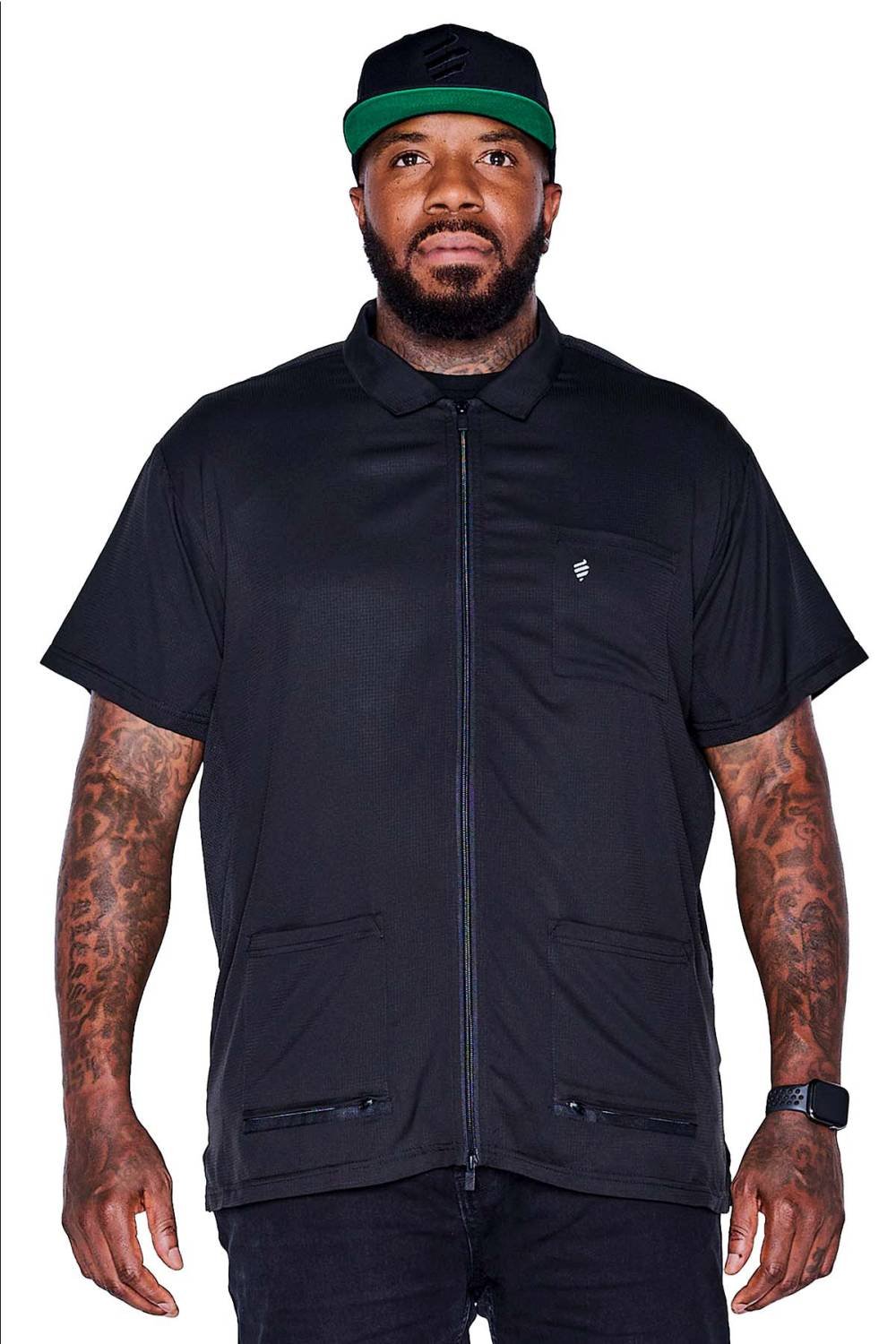 BS THE BARBER JACKET BLACK LARGE