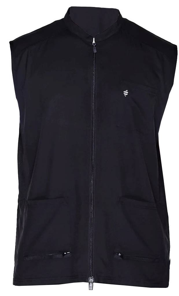 BS THE BARBER VEST BLACK LARGE