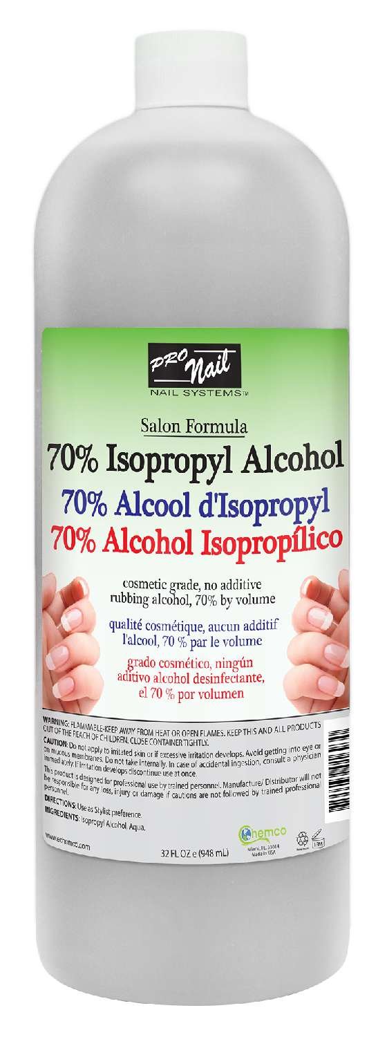 PRONAIL ISOPROPYL ALCOHOL 70 PERC 32 OZ