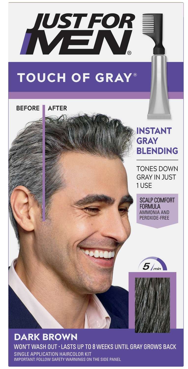 JFMEN TOUCH OF GRAY T-45 DARK BROWN
