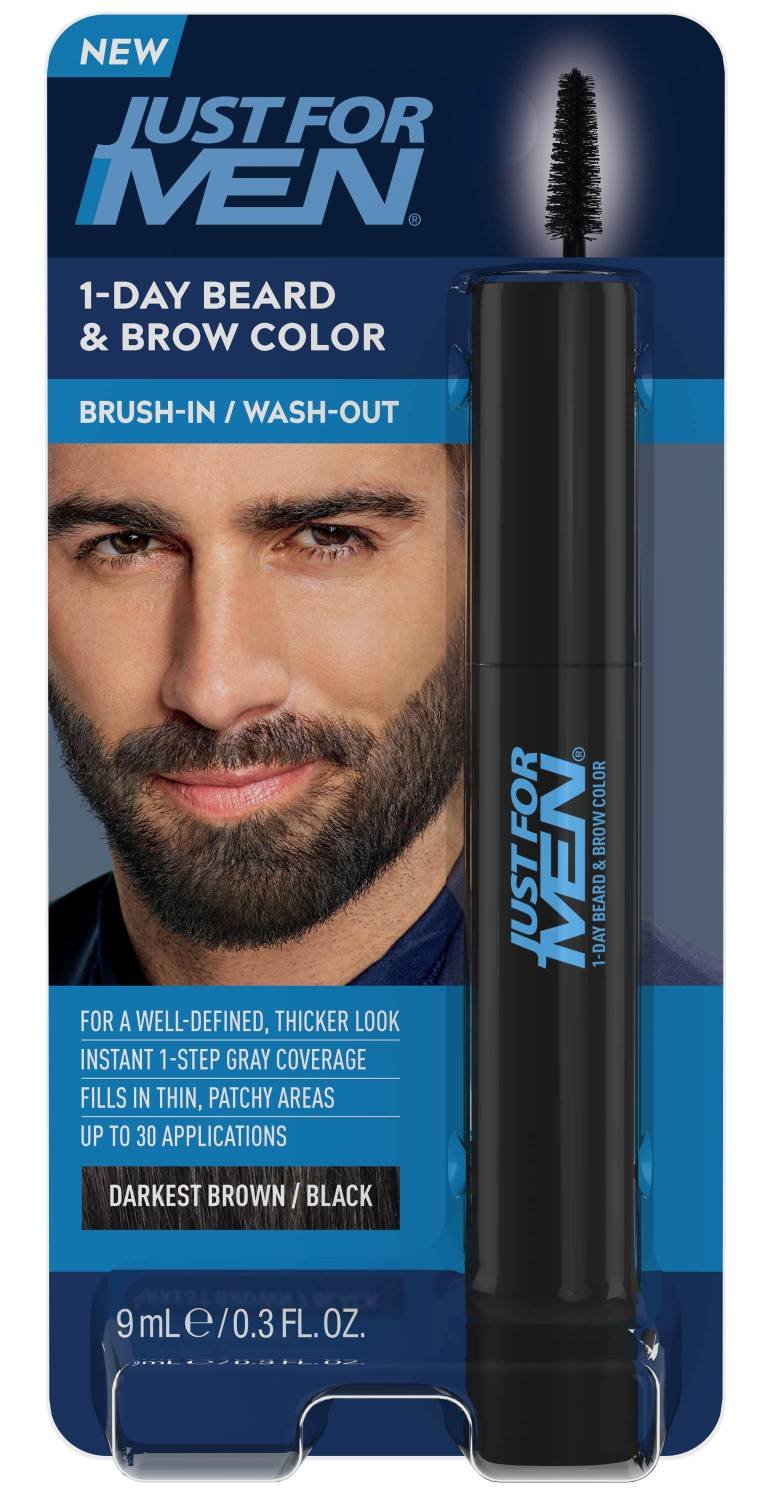 JFMEN 1 DAY BEARD & BROW [DARKEST BROWN]