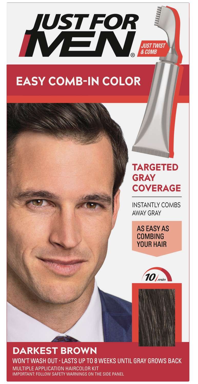 JFMEN EASY COMB-IN COLOR A-50 DARKST BRN