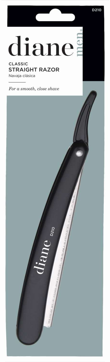 DIANE CLASSIC BLACK STRAIGHT RAZOR