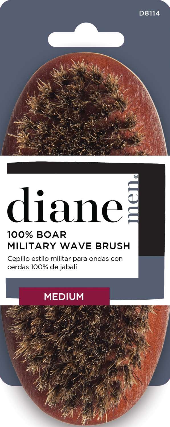 DIANE BOAR MED FIRM MILITARY BRUSH
