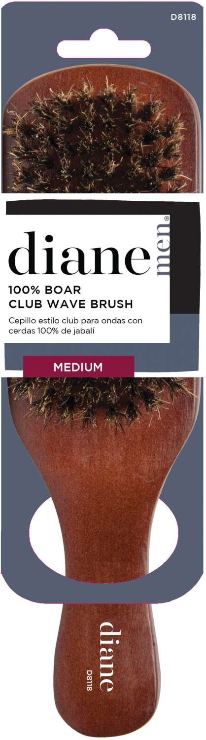 DIANE 100PER BOAR MEDIUM FIRM CLUB BRUSH