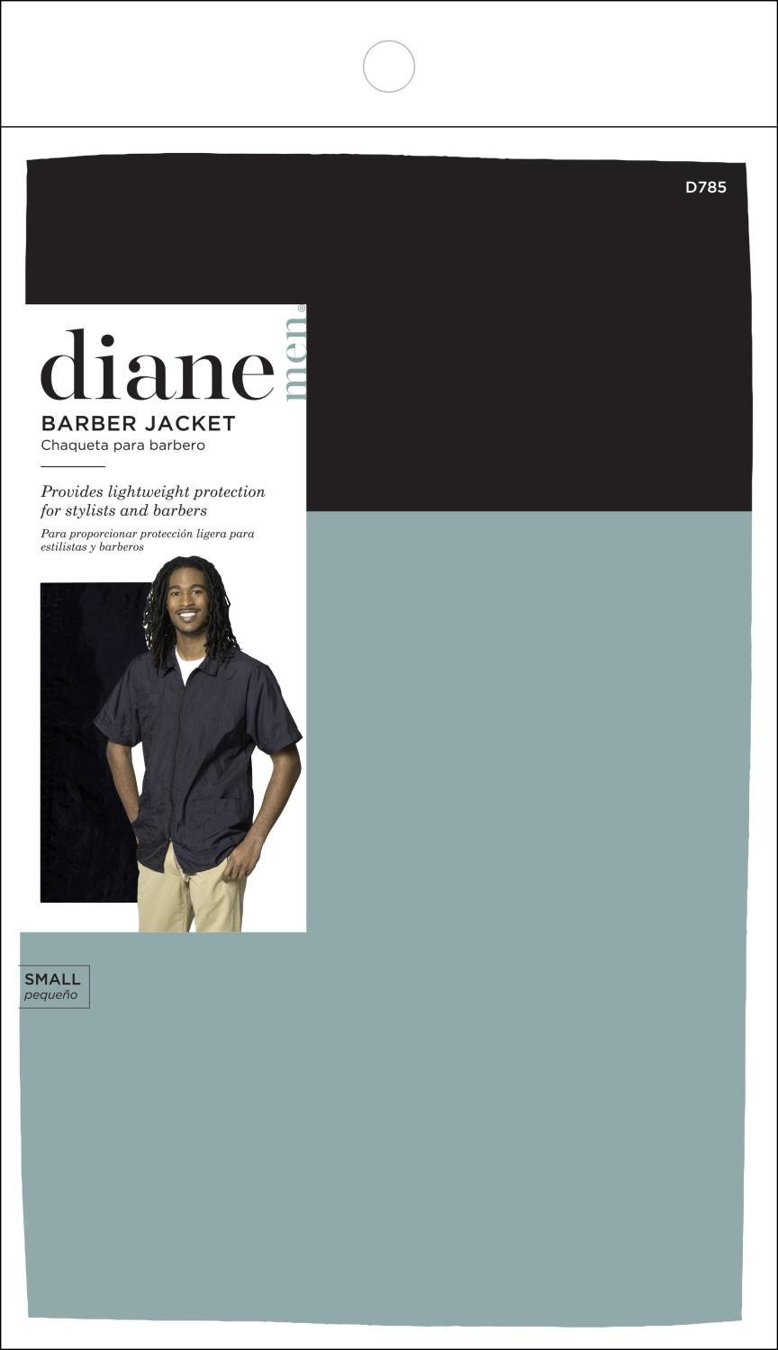 DIANE BLACK ZIPPERED PRO JACKET [S]