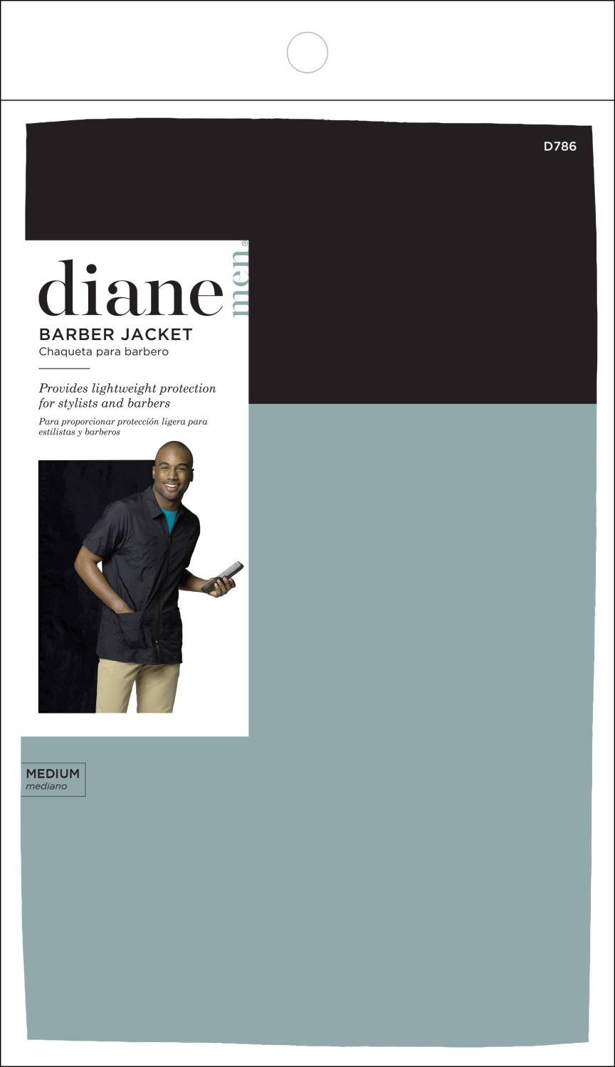 DIANE BLACK ZIPPERED PRO JACKET [M]