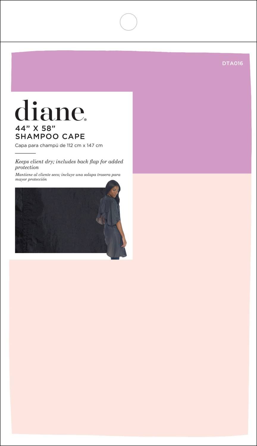 DIANE BLACK 44x58 DRI-BACK SHAMPOO CAPE