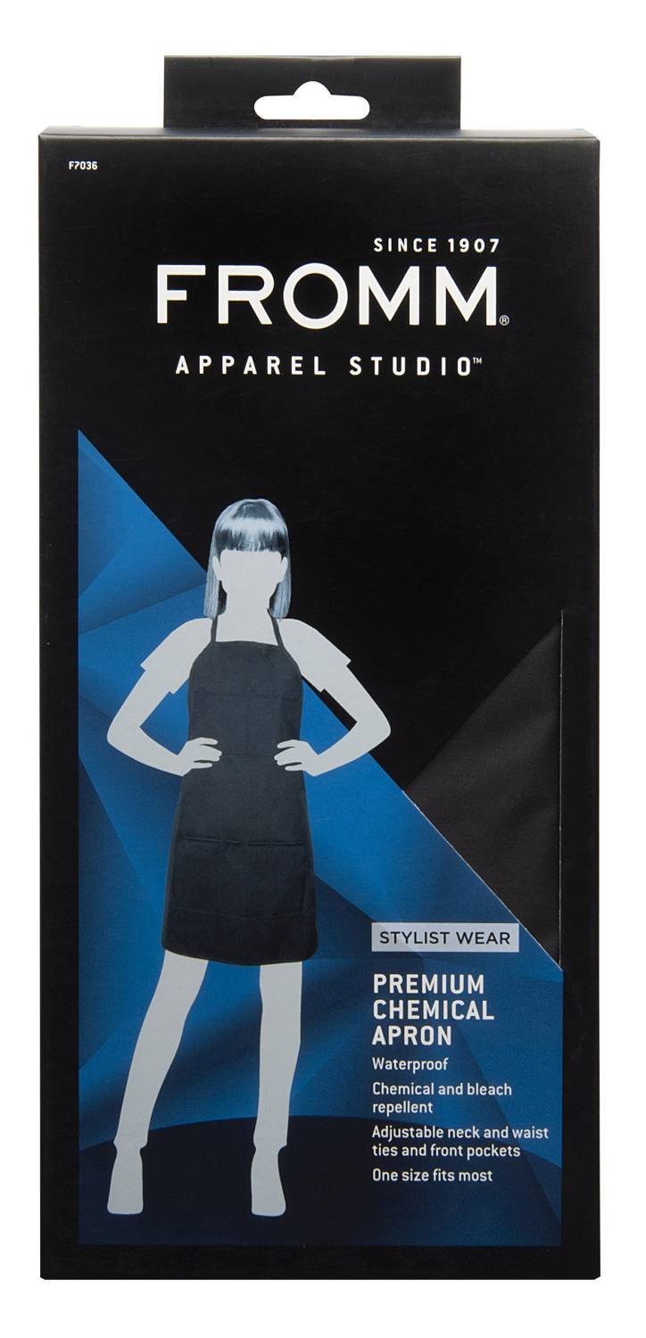 FROMM STYLIST CHEMICAL APRON BLACK