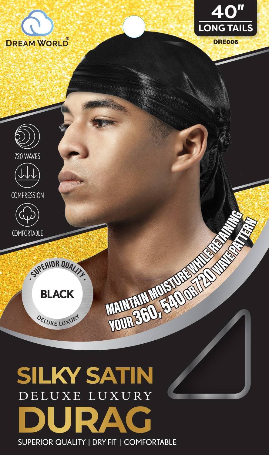 DREAM M-DURAG SMOOTH AND THICK BLACK