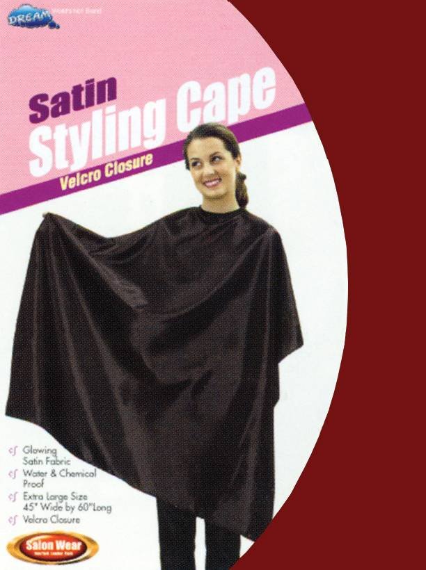 DREAM S/W-STYLING CAPE SATIN BURGUNDY