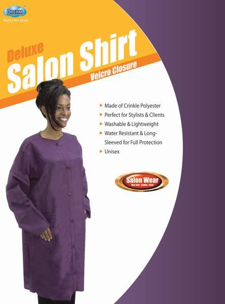 DREAM S/W-SALON SHIRT LONG SLV PURPLE