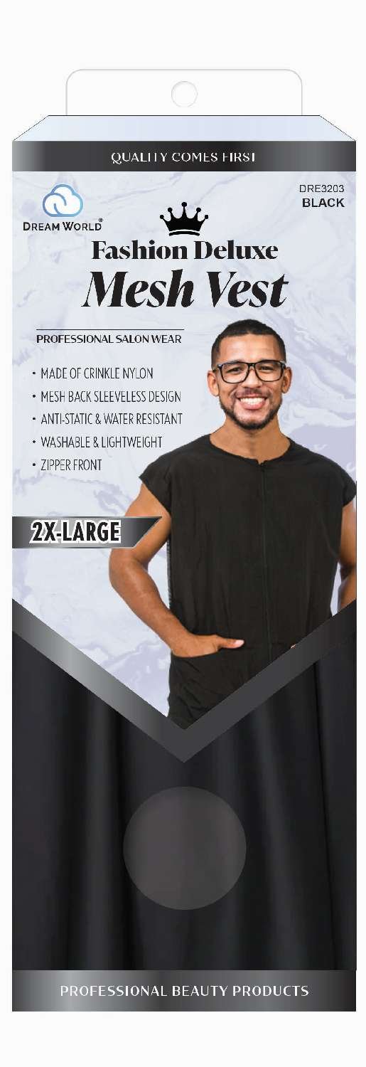 DREAM S/W-MESH VEST BLACK XX-LG