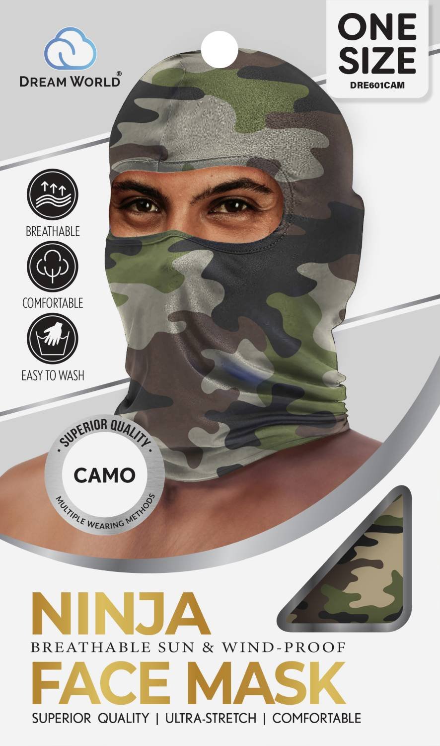 DREAM U-FACE MASK NINJA CAMO