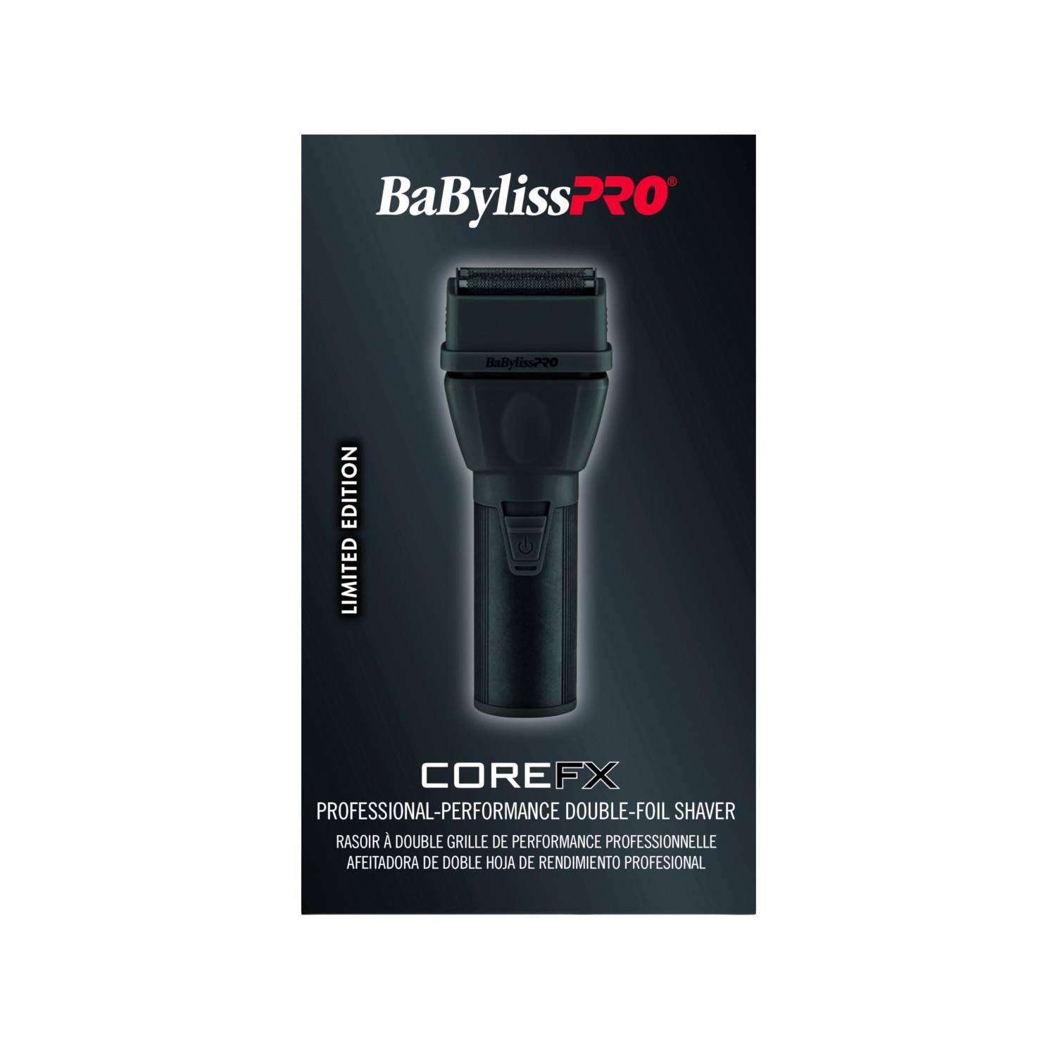 BABYLISS COREFX PERFOR SHAVER BLK L/ED
