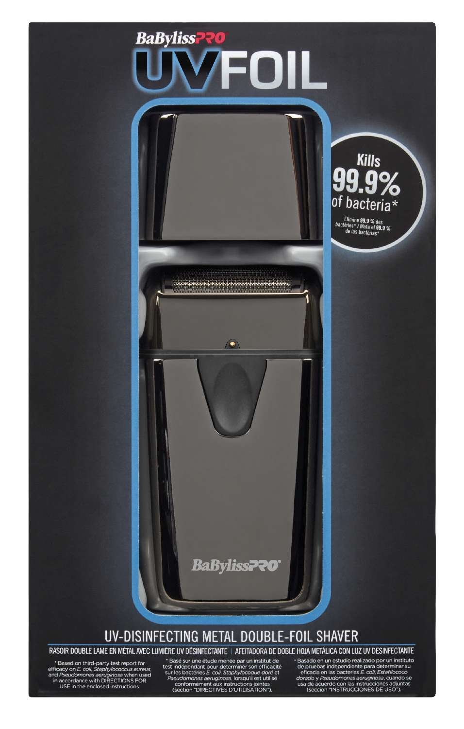 BABYLISS FX SHAVER UV DISINFECT DOUBLE