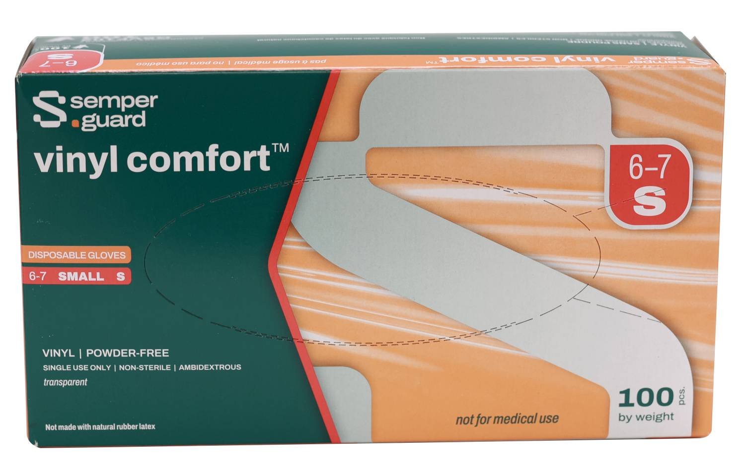 SEMPER VINYL P/FREE GLOVE [SMALL]