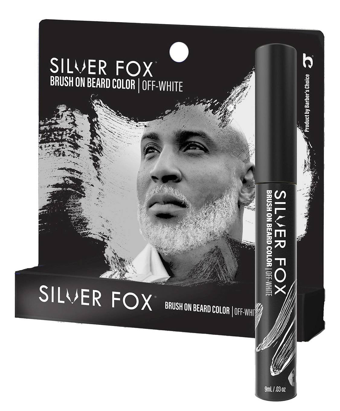 SILVER FOX BRUSH ON BEARD [OFF WHITE]