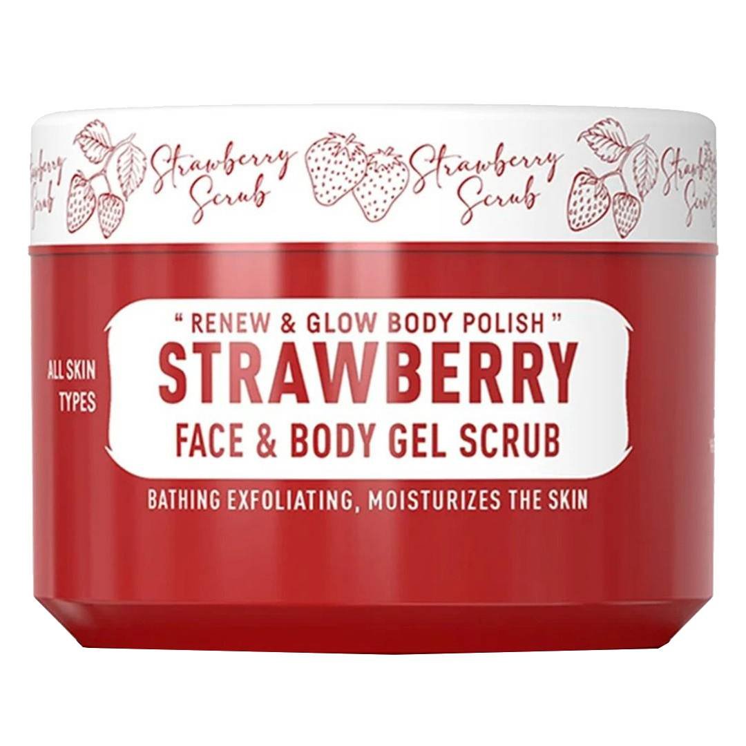 IMMORTAL STRAWBERRY FACE&BODY GEL SCRUB 10.14 OZ
