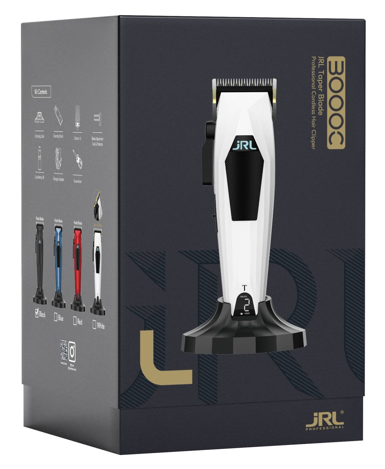 JRL CLIPPER 3000C MINI W/FADE BLADE WHITE