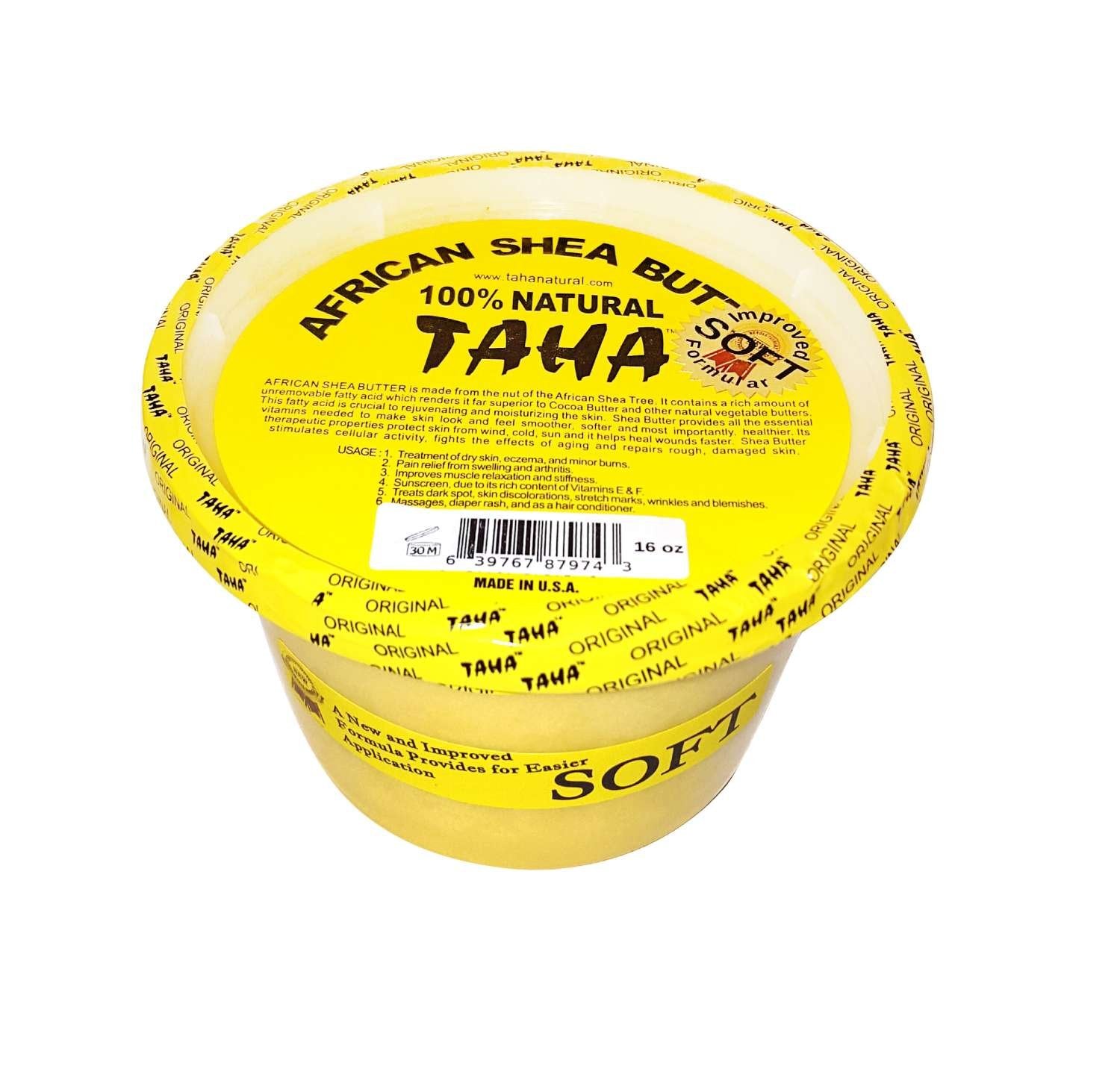 TAHA SHEA BUTTER [SOFT] 16 OZ