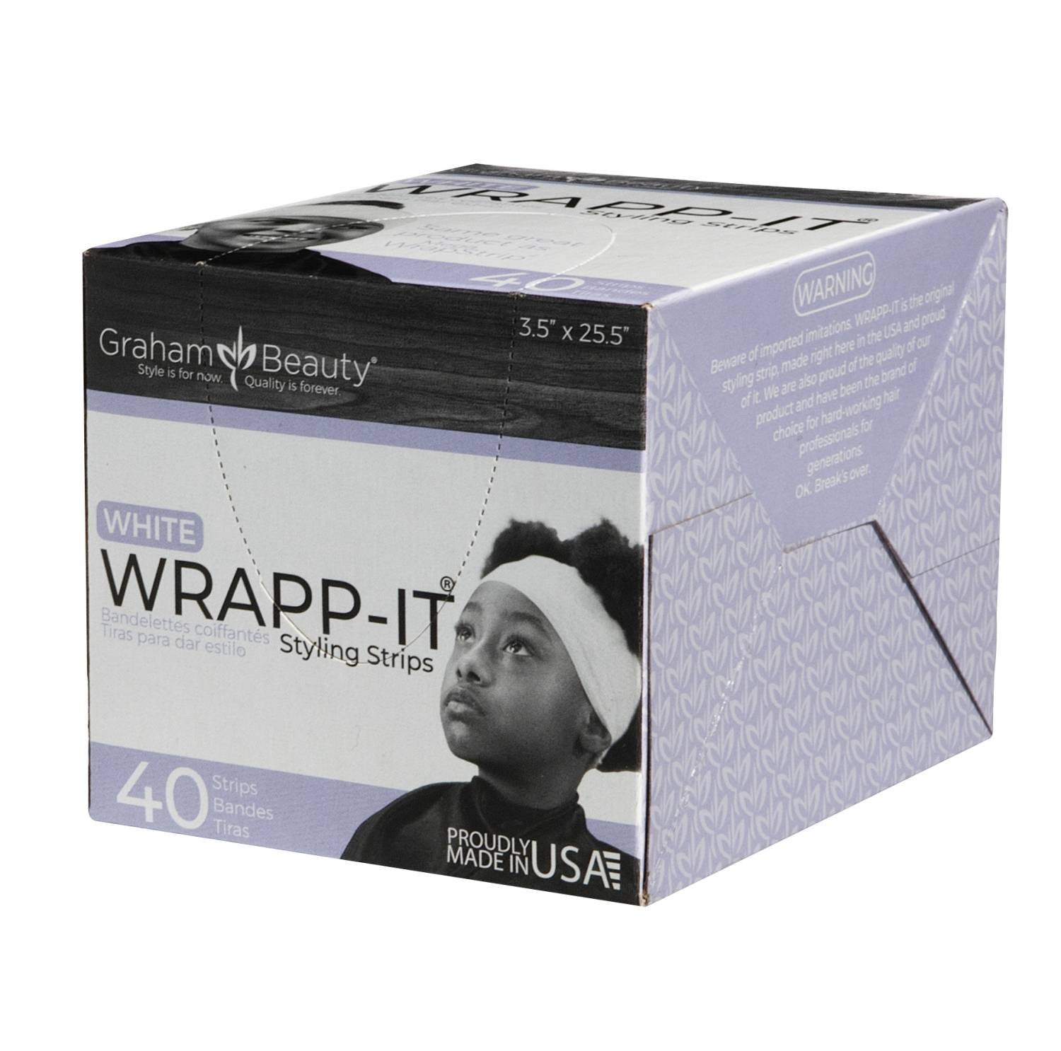 WRAPP-IT WHITE 40STRIPS/BX