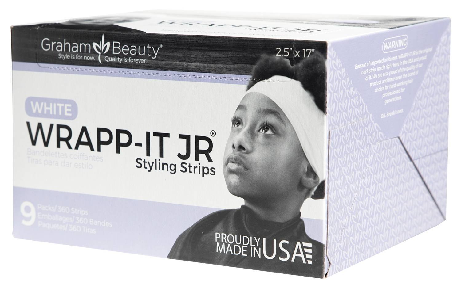 WRAPP-IT JR WHITE 40STRIPS/9PK/BX