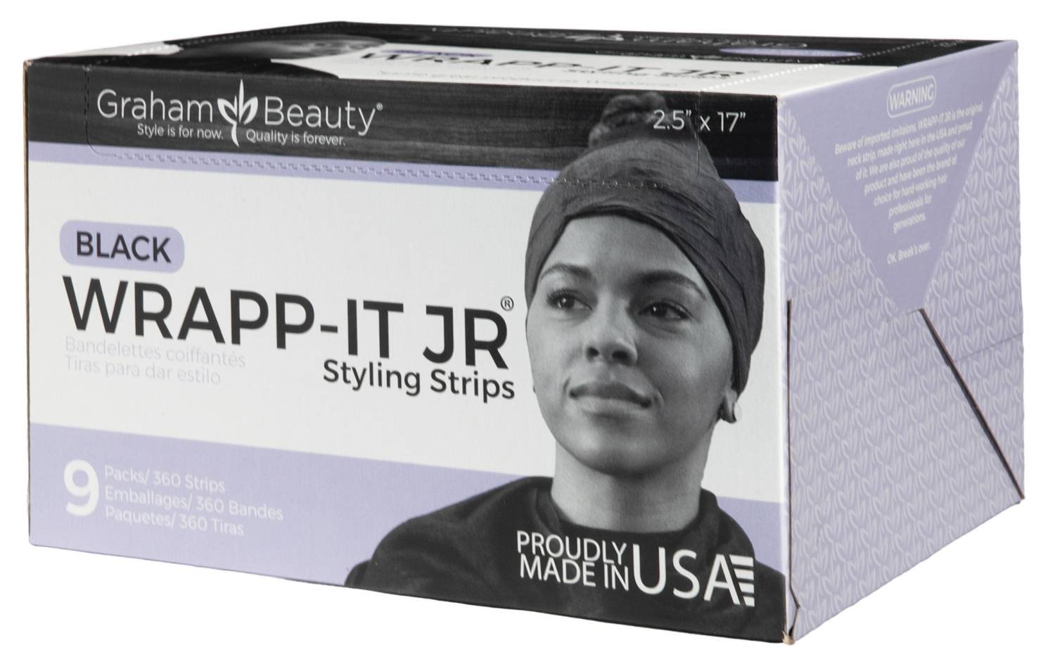 WRAPP-IT JR BLACK 40STRIPS/9PK/BX