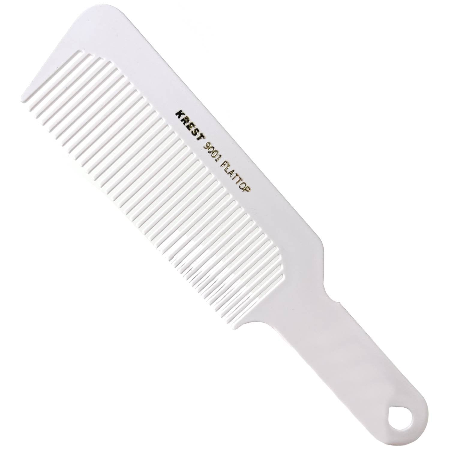 KRE CLIPPER FLAT TOP COMB 9001 WHITE
