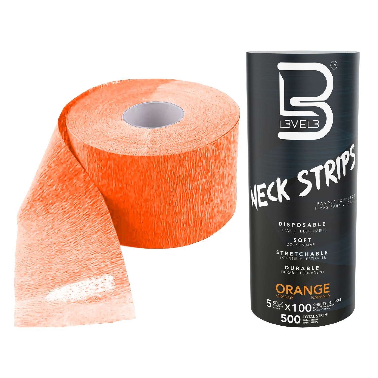 LEVEL3 5 ROLLS NECK PAPER [ORANGE]