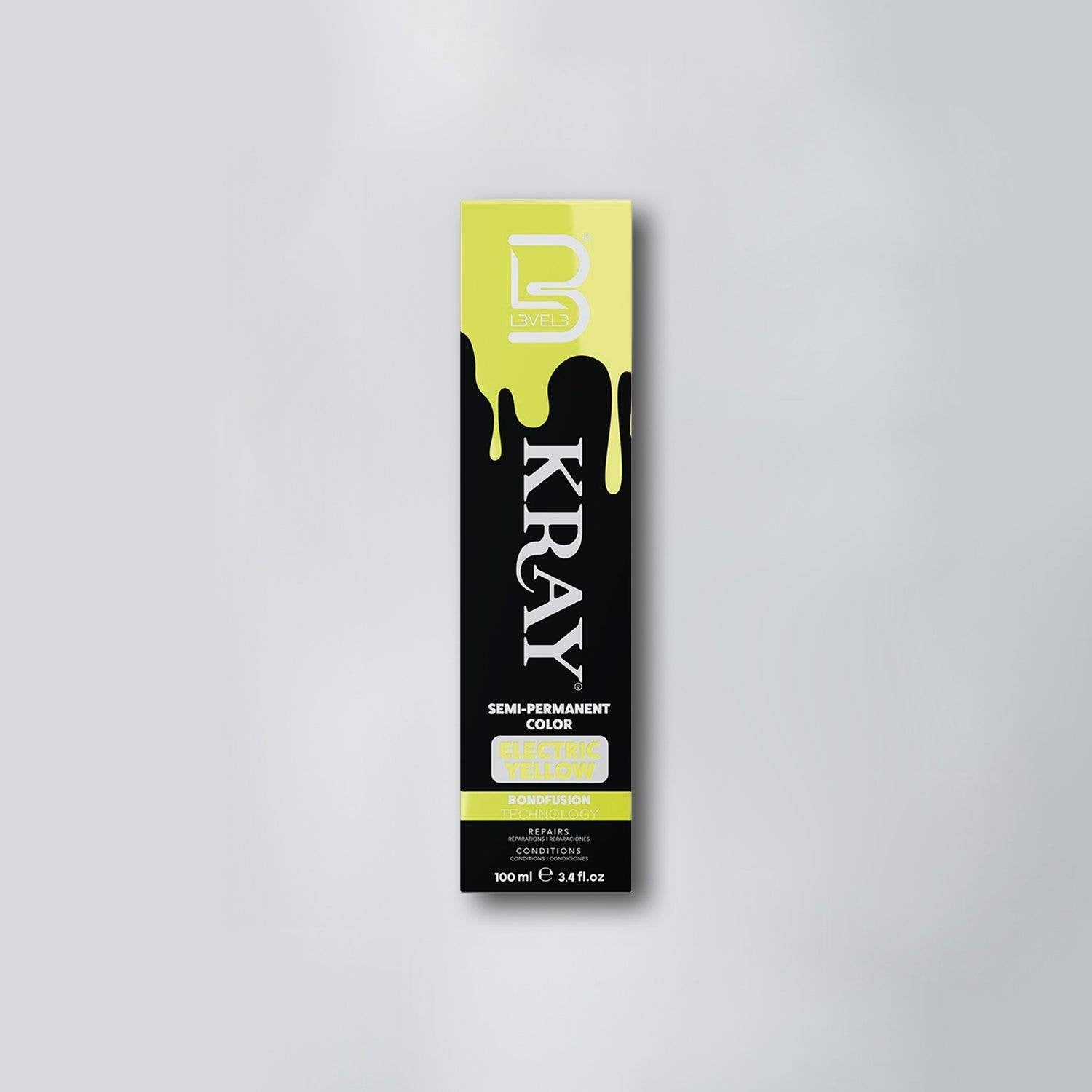 LEVEL3 KRAY SEMI PERM [ELECTRIC YELLOW]