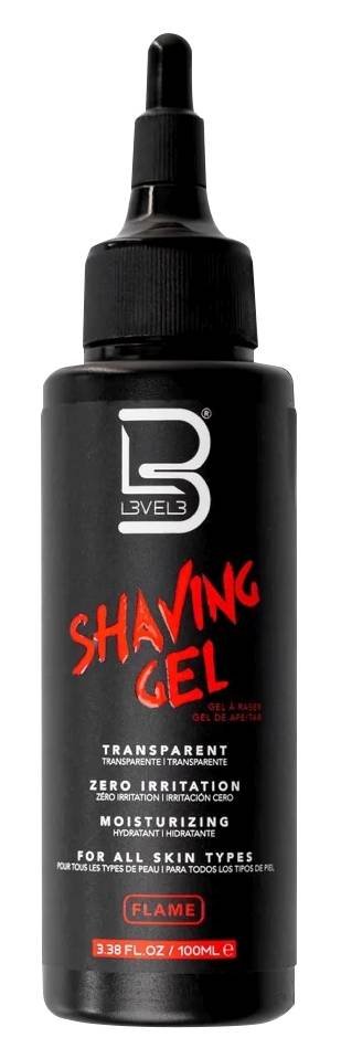 LEVEL3 SHAVING GEL [FLAME] 3.38 OZ
