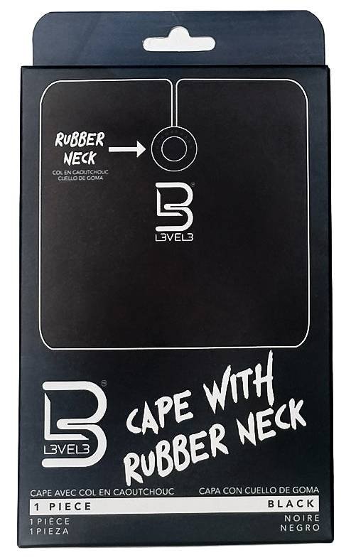 LEVEL3 CAPE W/ RUBBER NECK [BLACK]