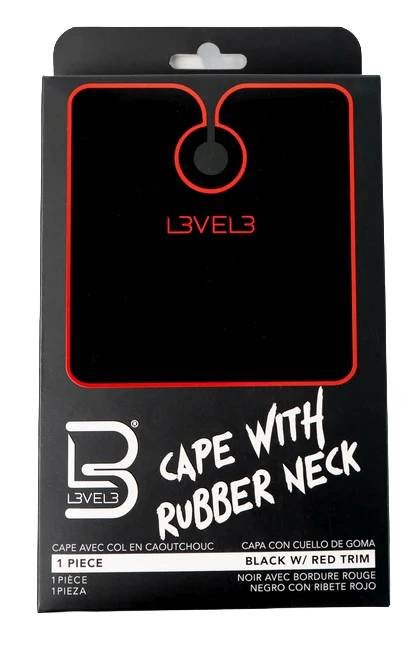 LEVEL3 PRO CAPE [BLACK W/ RED TRIM]