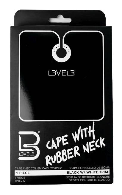LEVEL3 PRO CAPE [BLACK W/ WHITE TRIM]