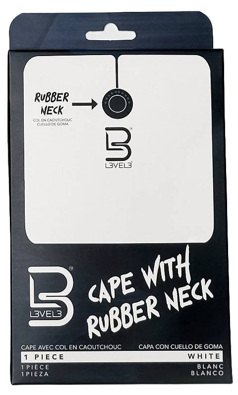 LEVEL3 CAPE W/ RUBBER NECK [WHITE]