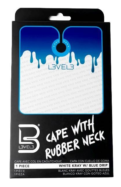 LEVEL3 PRO CAPE [WHITE W/ BLUE DRIP]