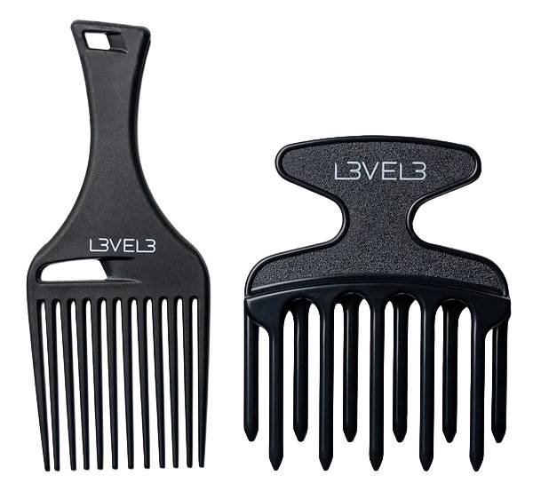 LEVEL3 HAIR PICK COMB SET - 2PC