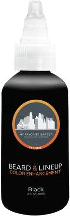 MFB BEARD & LINEUP COLOR BLACK 2 OZ