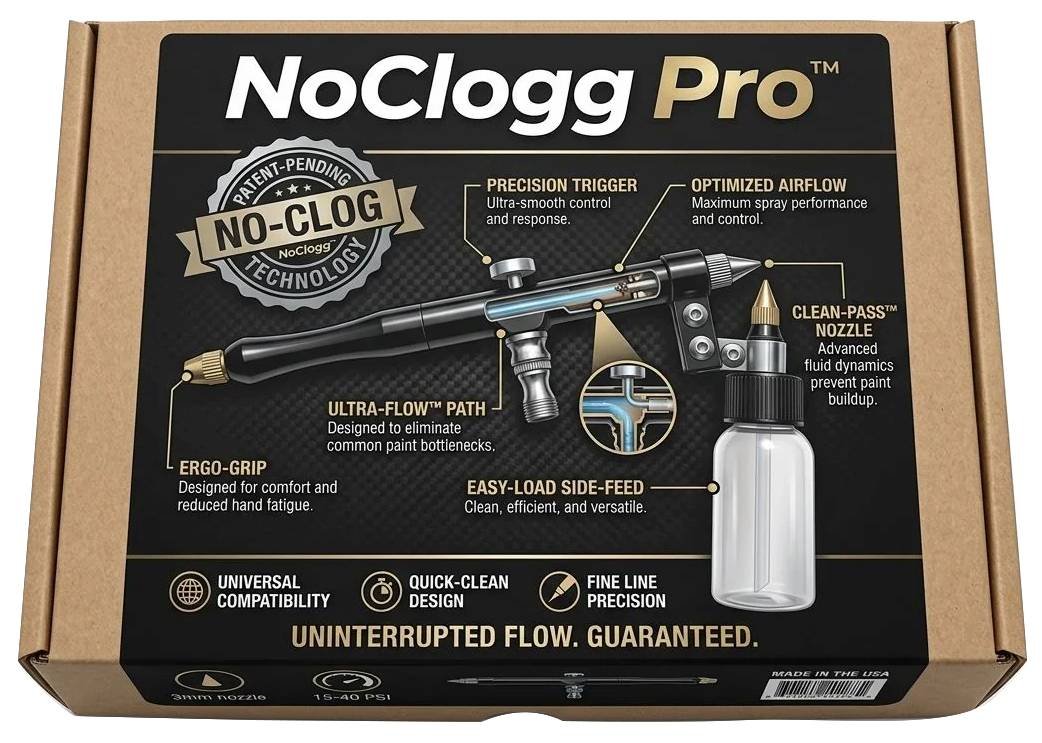NCG NOCLOGG PRO AIRBRUSH NOZZLE
